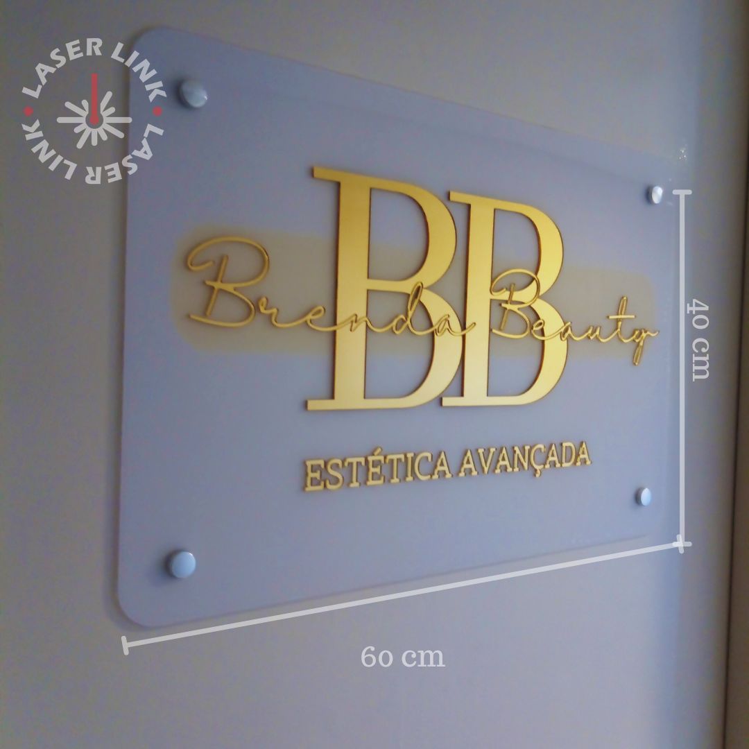 Letreiro Corporativo em Acrílico - Troféus - Laser Link